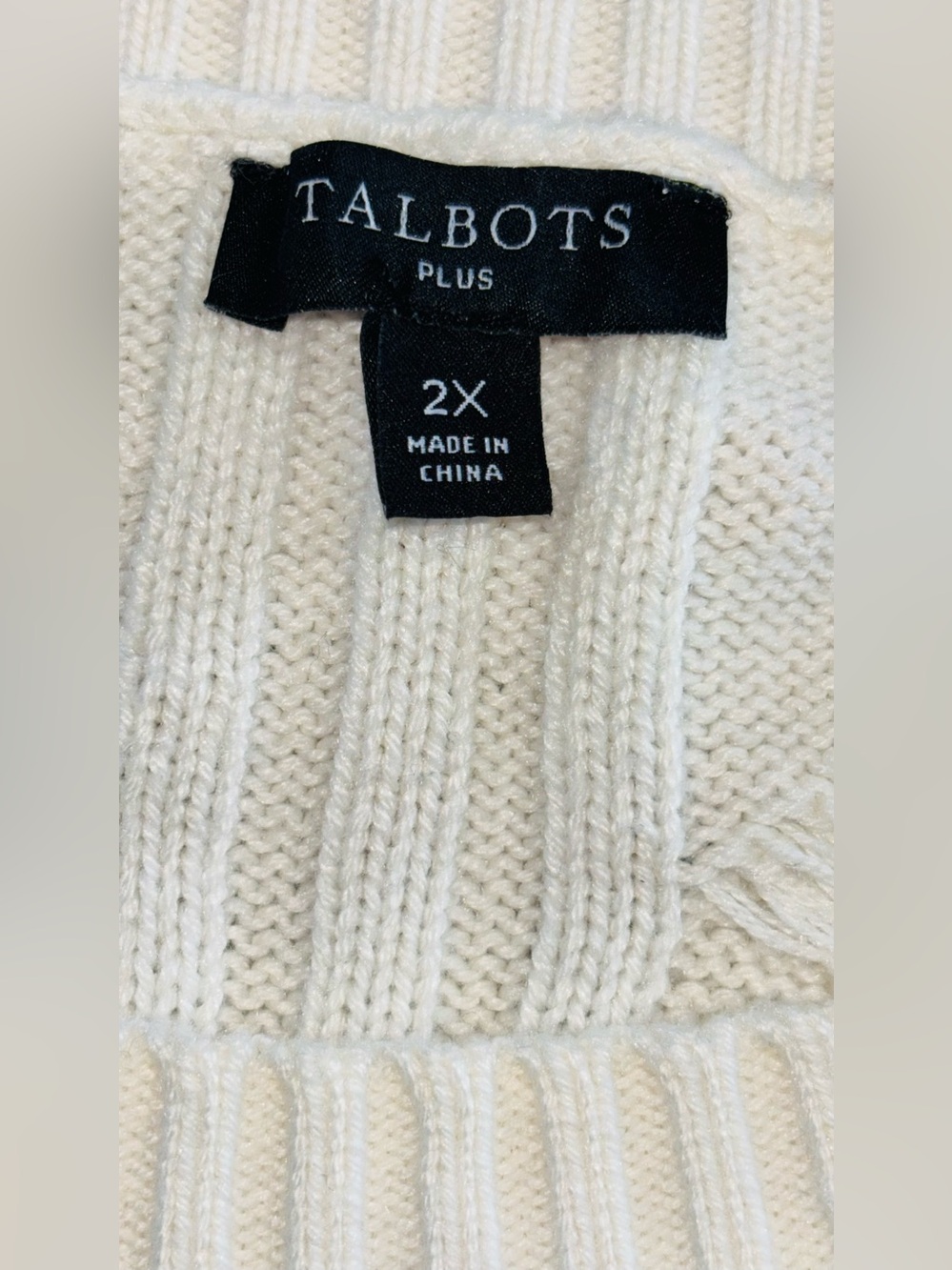 CABLE KNIT CREWNECK SWEATER - BRETON STRIPE - Picture 6 of 13